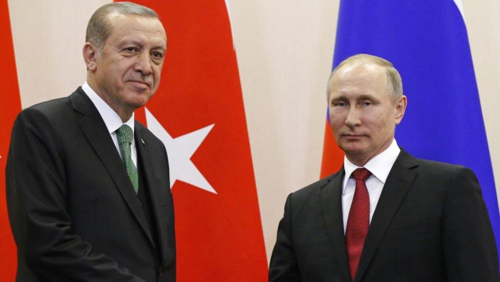 أردوغان يبحث خطط الانسحاب الأمريكي من سوريا مع بوتين