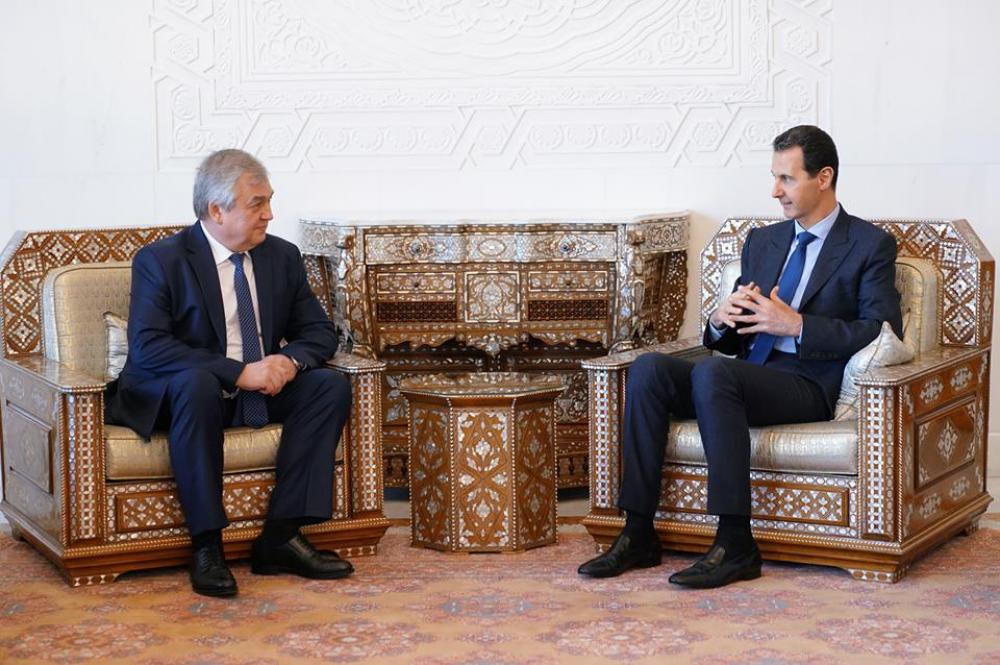 الرئيس الأسد يستقبل المبعوث الخاص للرئيس الروسي