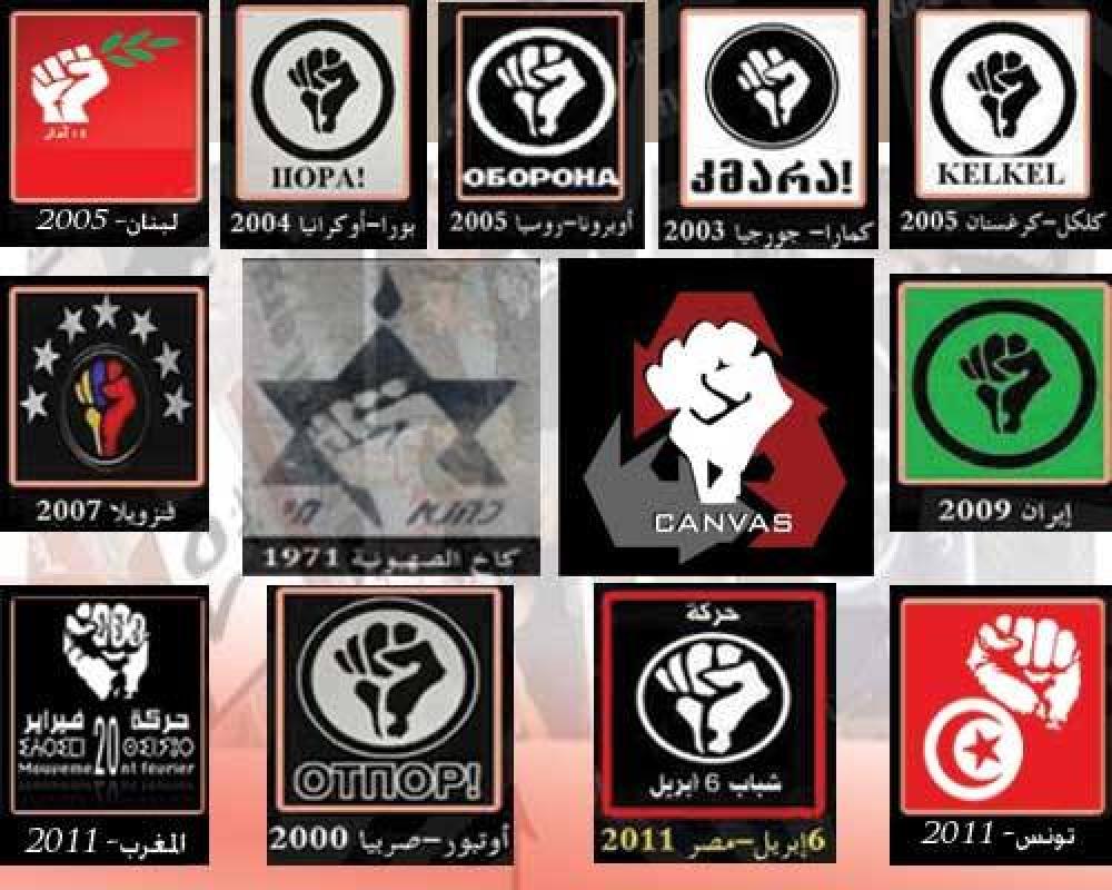 انتفاضات الربيع العربي والثورات الملونة: بصمات لمخرج واحد