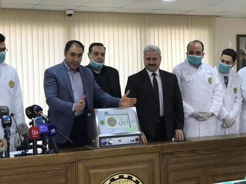 أول جهاز تنفس اصطناعي سوري الصنع