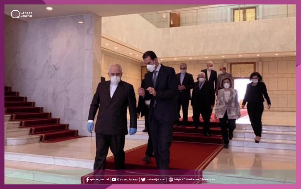 وسط إجراءات استثنائية.. الأسد يستقبل ظريف في دمشق