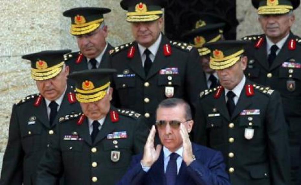 استقالة 5 جنرالات في الجيش التركي