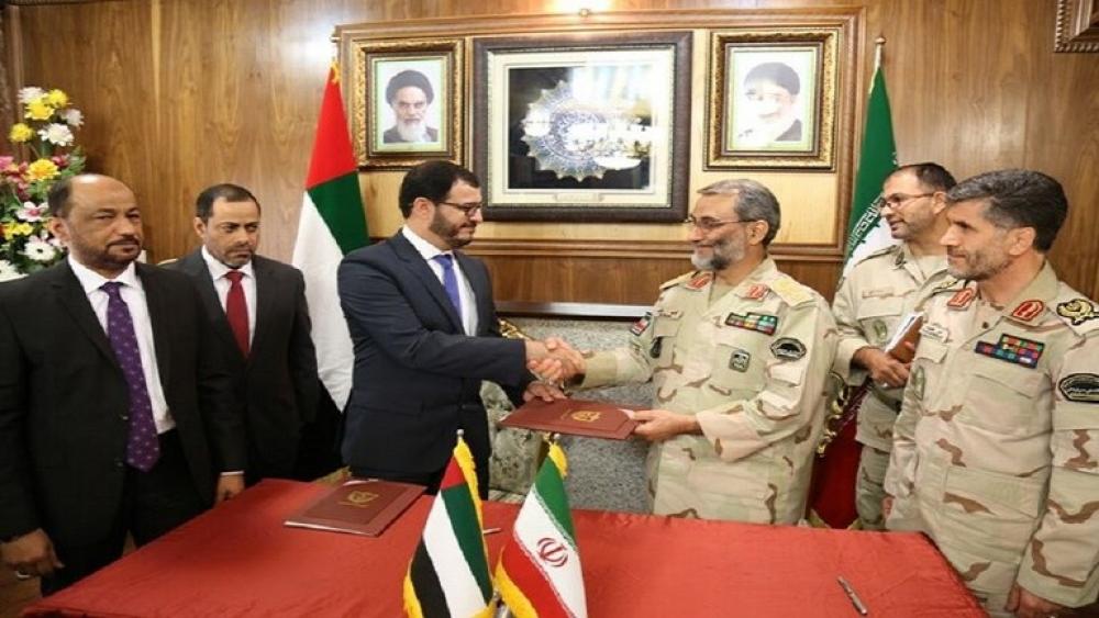 إيران والإمارات توقعان اتفاقاً للتعاون الحدودي