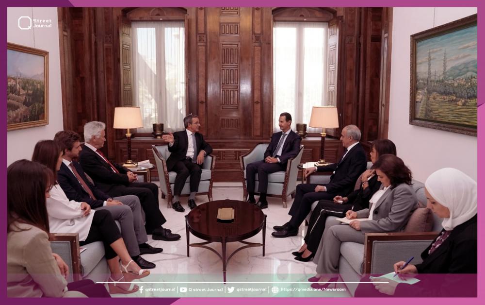 الرئيس الأسد يلتقي مع عضو في البرلمان الأوروبي 