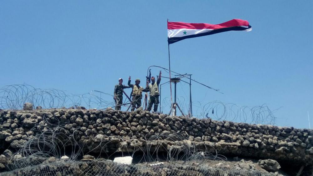 القوات السورية ترفع العلم فوق سد استراتيجي