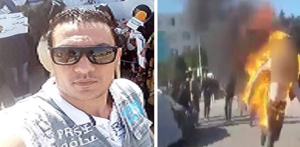 انتحار صحفي تونسي على طريقة البوعزيزي