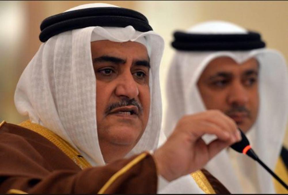 وزير خارجية البحرين يهاجم أمير قطر
