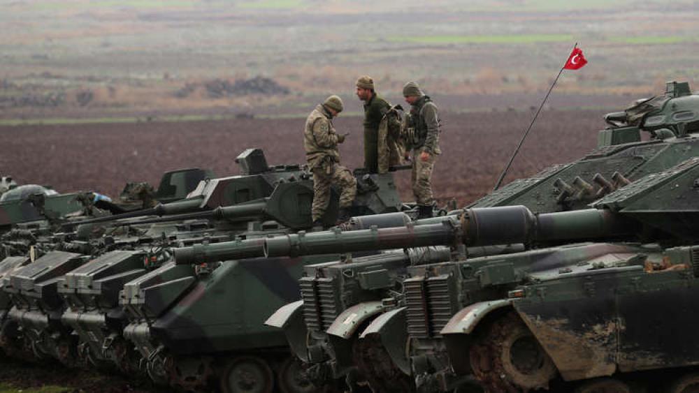 رتل عسكري تركي جديد على الحدود مع سوريا