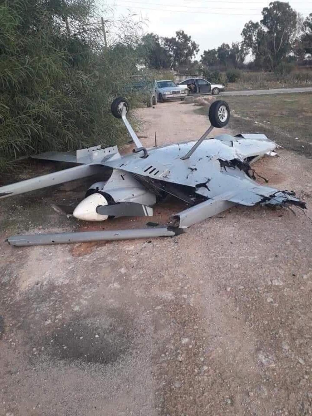 قوات حفتر تسقط طائرة تركية مسيرة