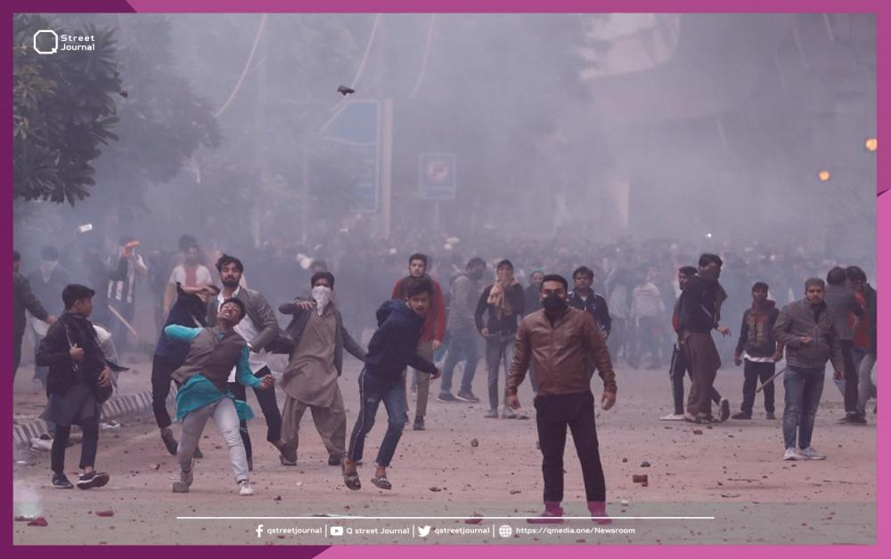 اشتباكات عنيفة بين الشرطة الهندية وآلاف المحتجين بسبب قانون الجنسية الجديد