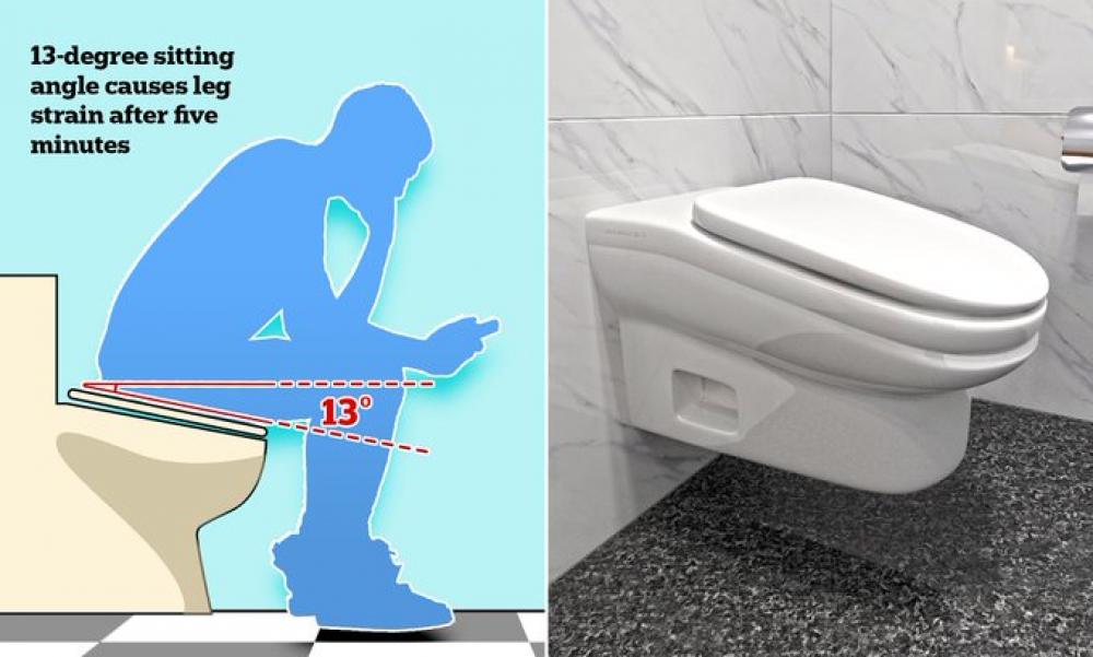 ابتكار مرحاض غير مريح لقضاء وقت أقل في الحمام