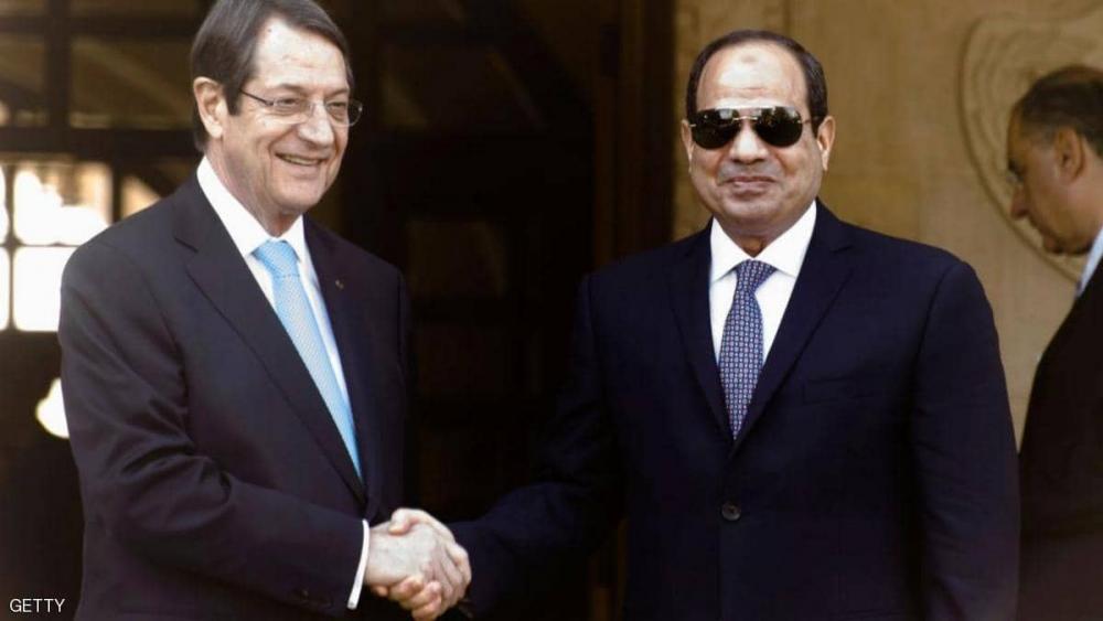 السيسي والرئيس القبرصي يتفقان على وقف اتفاق أردوغان والسراج 