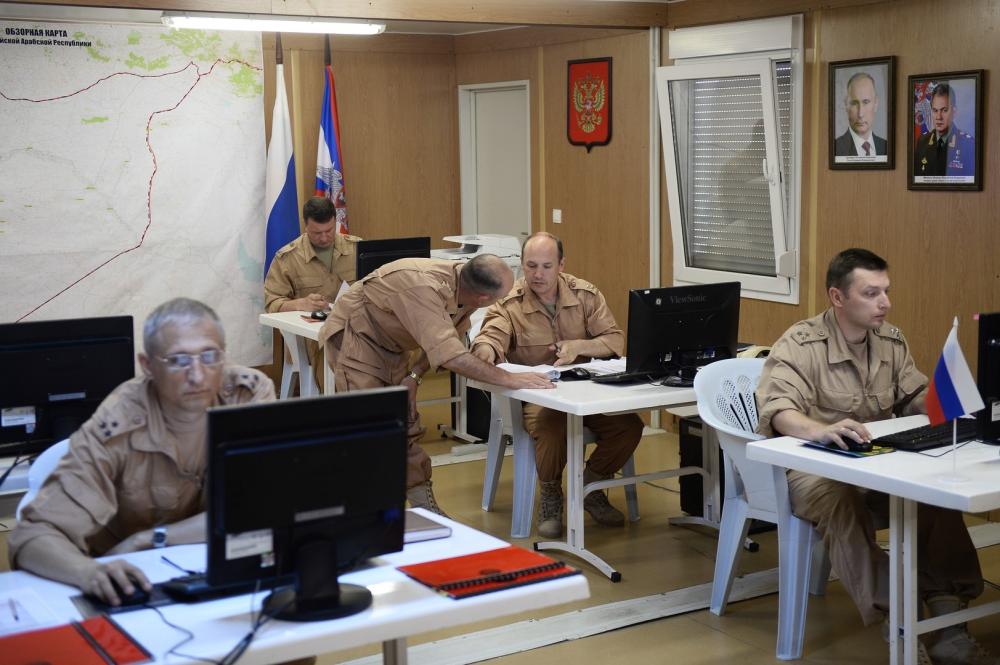 حميميم يوثق هجوم المليشيات المسلحة على نادي رياضي بريف حلب