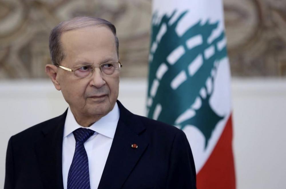 عون: لبنان يريد نجاح مفاوضات ترسيم الحدود لتعزيز الاستقرار في الجنوب