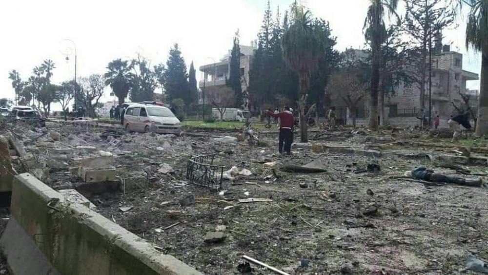 تفجيران يهزان إدلب