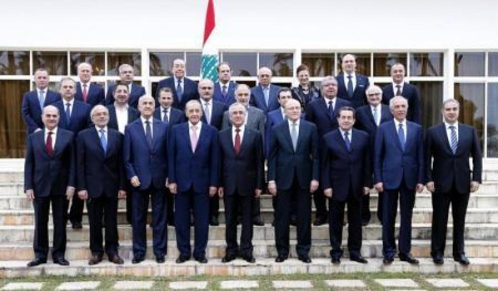 أول صورة للحكومة اللبنانية الجديدة