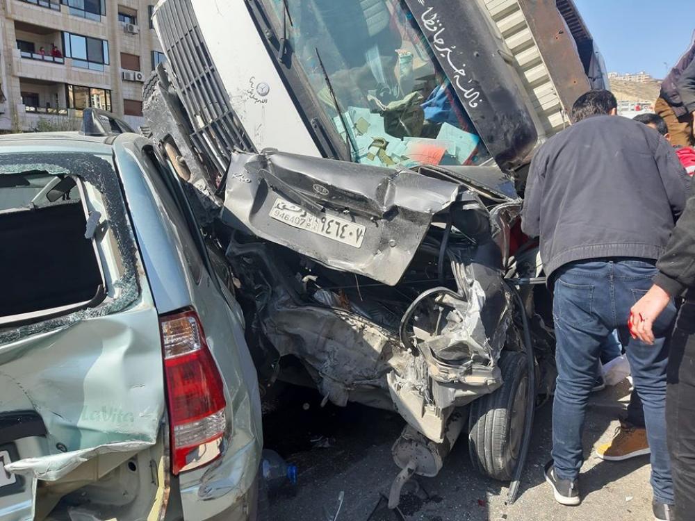 حادث مروري مروّع في هذه المنطقة بدمشق!