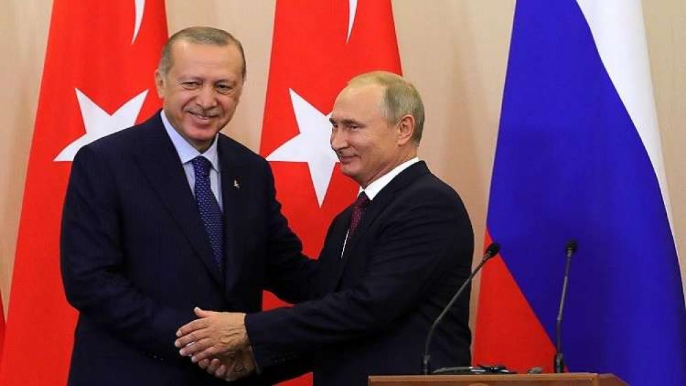 بوتين وأردوغان يبحثان الوضع في سوريا
