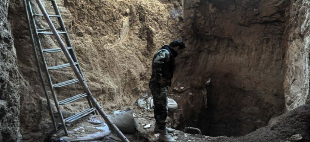 الجيش السوري: اكتشاف نفق طابقي في داريا