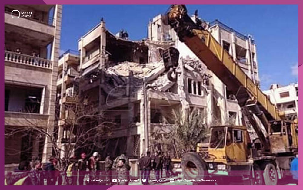 «حلب».. انهيار جزء من مبنى سكني وانتشال جثمانين 