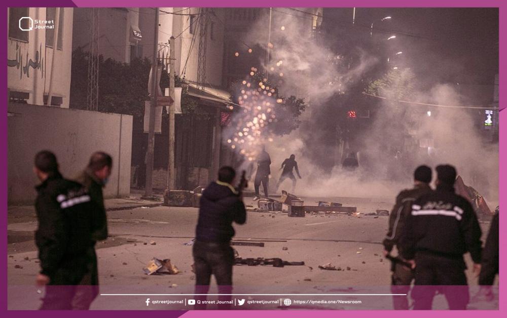 اشتباكات عنيفة بين الشرطة والمحتجين في تونس