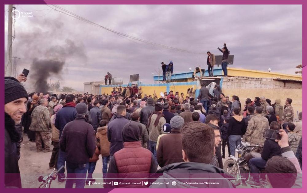 مظاهرات حاشدة شمال سوريا بسبب الخبز والكهرباء