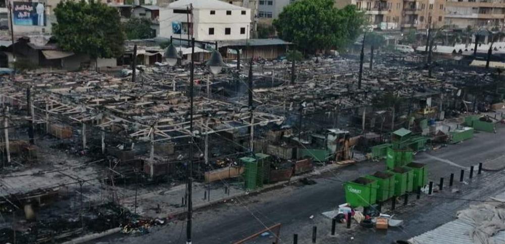 صورة مرعبة بعد حريق طرابلس!