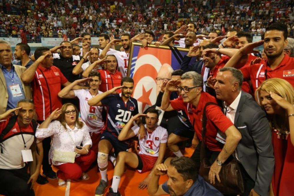 تونس تحقق لقبها العاشر بكرة الطائرة