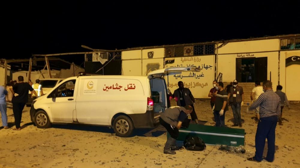 مقتل 40 وإصابة 80 بغارة جوية على مركز إيواء في ليبيا