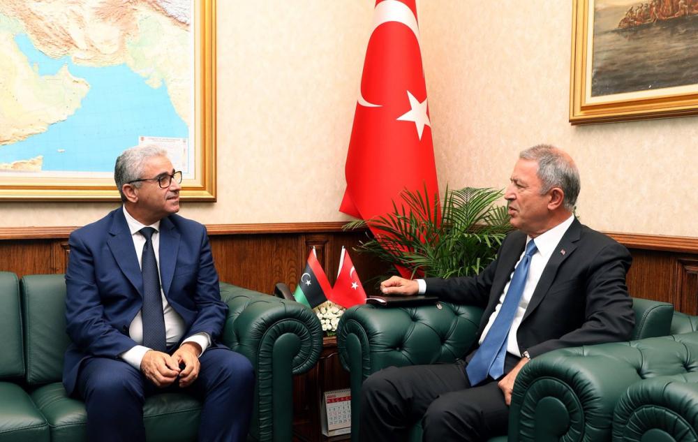 الدفاع التركي يلتقي مع حكومة الوفاق في أنقرة