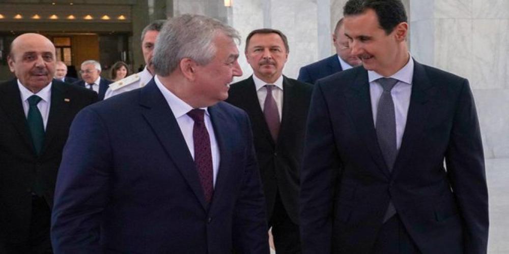 الأسد يستقبل المبعوث الخاص للرئيس الروسي