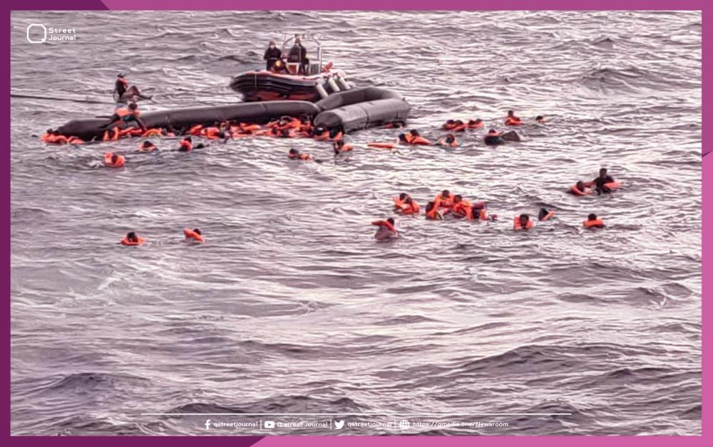  وفاة 17 سورياً بعد غرق قاربهم في البحر المتوسط