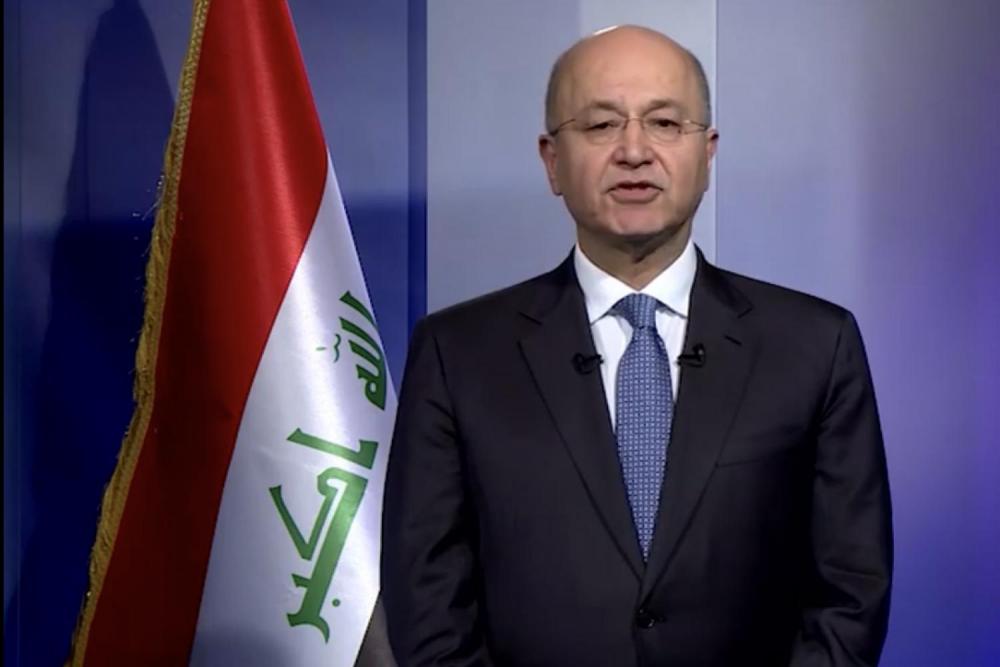 صالح: "العراق لن يكون نقطة نزاع"