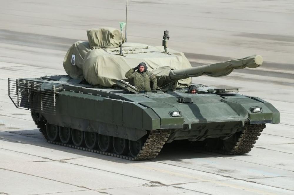 روسيا تزود دبابة تي 14 بميزة جديدة 