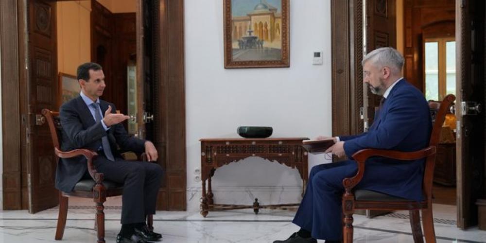 هذا ماجاء في مقابلة الرئيس الأسد مع قناة «روسيا24»
