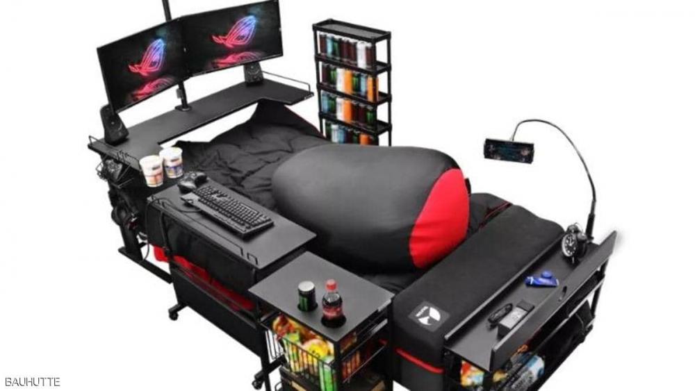 سرير خاص لمدمني ألعاب الفيديو 