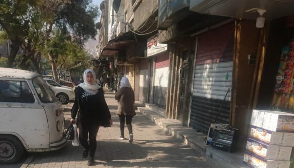 غرفة تجارة دمشق: التصريحات الحكومية أدت إلى قيام التجار بإغلاق محالهم