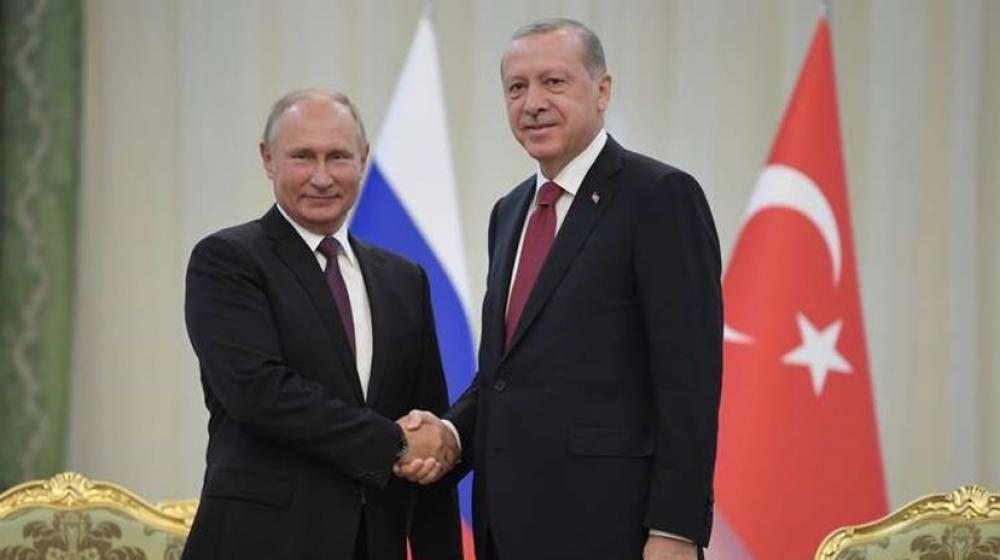 بوتين وأردوغان يناقشان العلاقات الثنائية بين البلدين