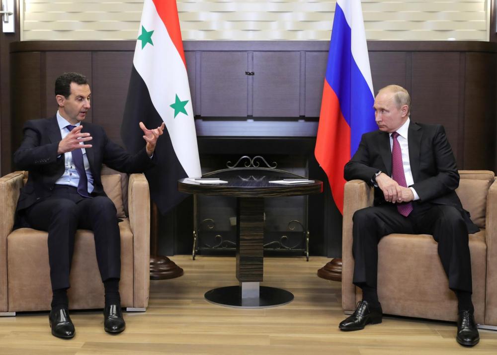 «مكالمة فيديو» بين الرئيس الأسد وبوتين.. هذا ما دار بينهما ؟!