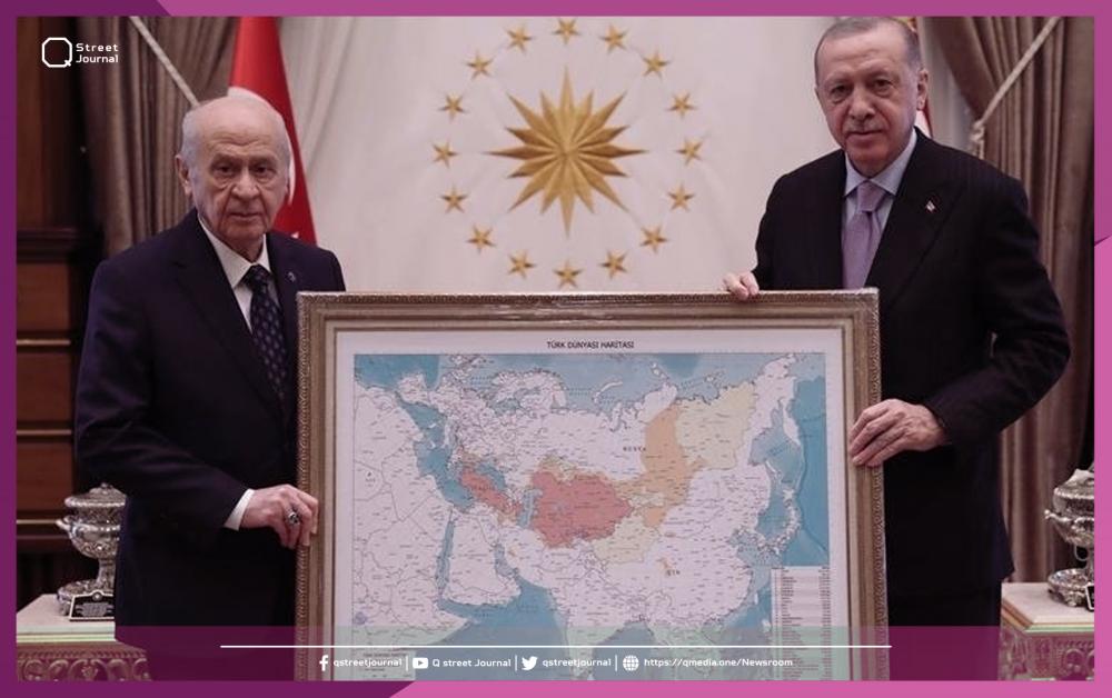 تركيا تحتل روسيا على الخريطة!