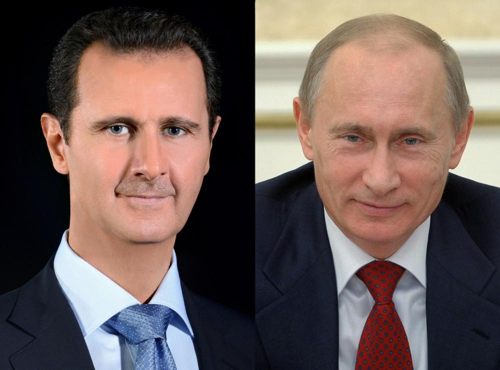 الأسد يبحث مع بوتين الوضع في شمال سوريا