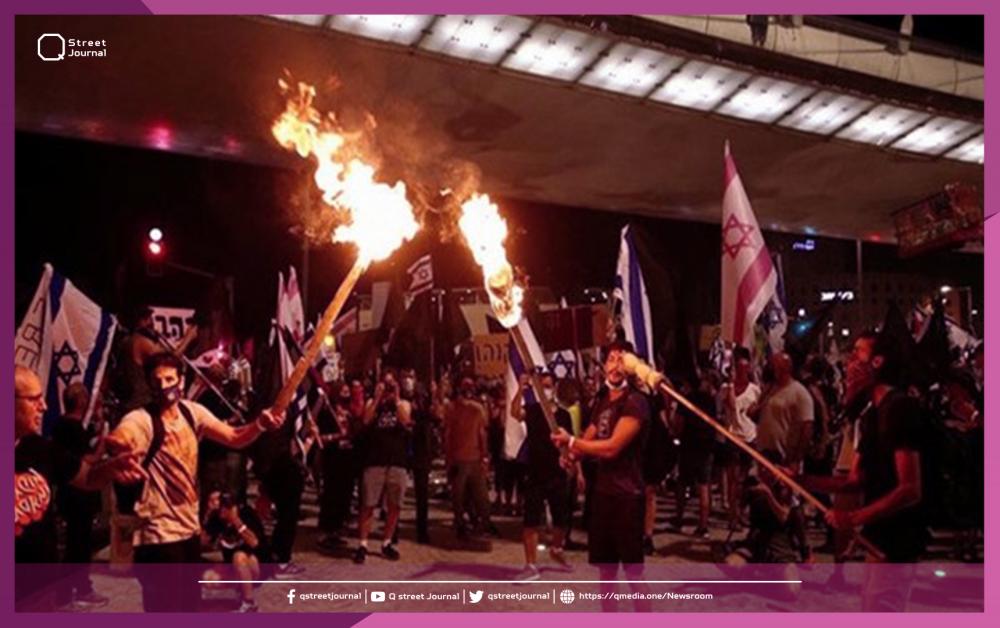 استمرار المظاهرات الإسرائيلية المطالبة بعزل نتنياهو