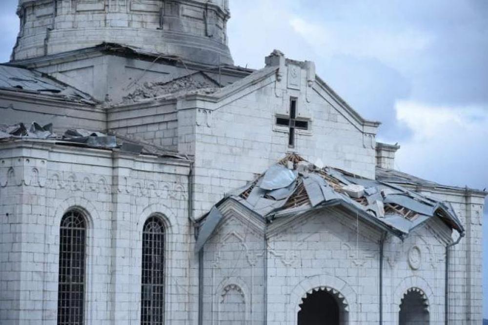 الدفاع الأذربيجانية: تعلق على ندمير كنيسة "شوشي"