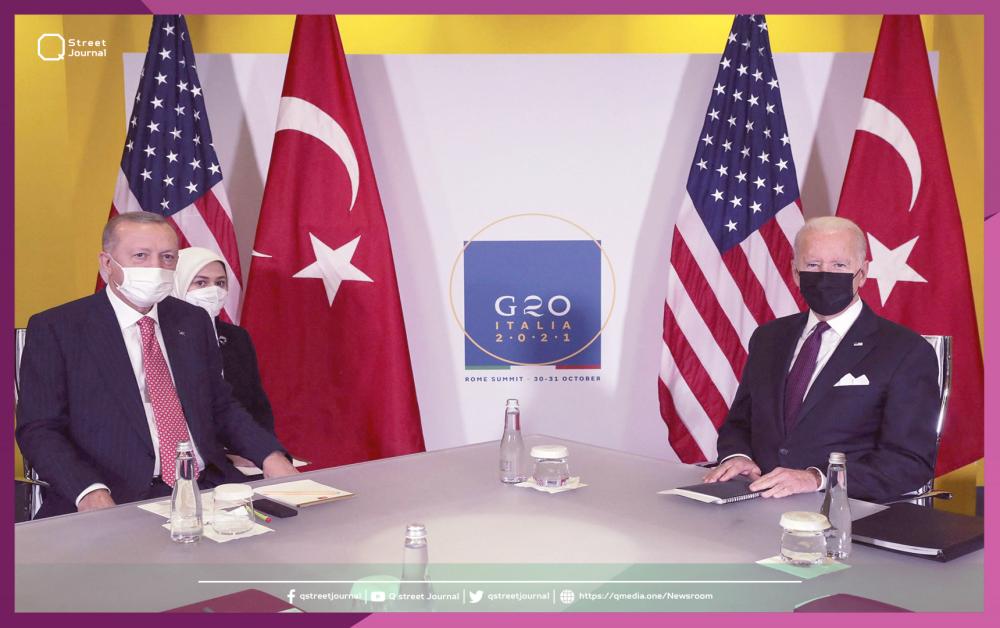 «أردوغان» يكشف فحوى لقائه مع «بايدن» حول سوريا؟