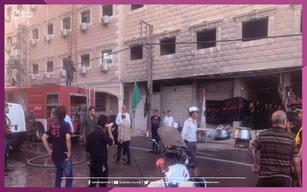 حريق بمنطقة السيدة زينب بريف دمشق يودي بحياة شخص ووقوع إصابات 