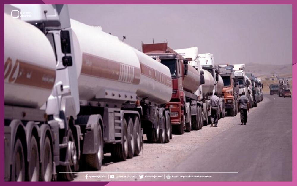 قافلة النفط الخامسة تدخل لبنان قادمة من سوريا 